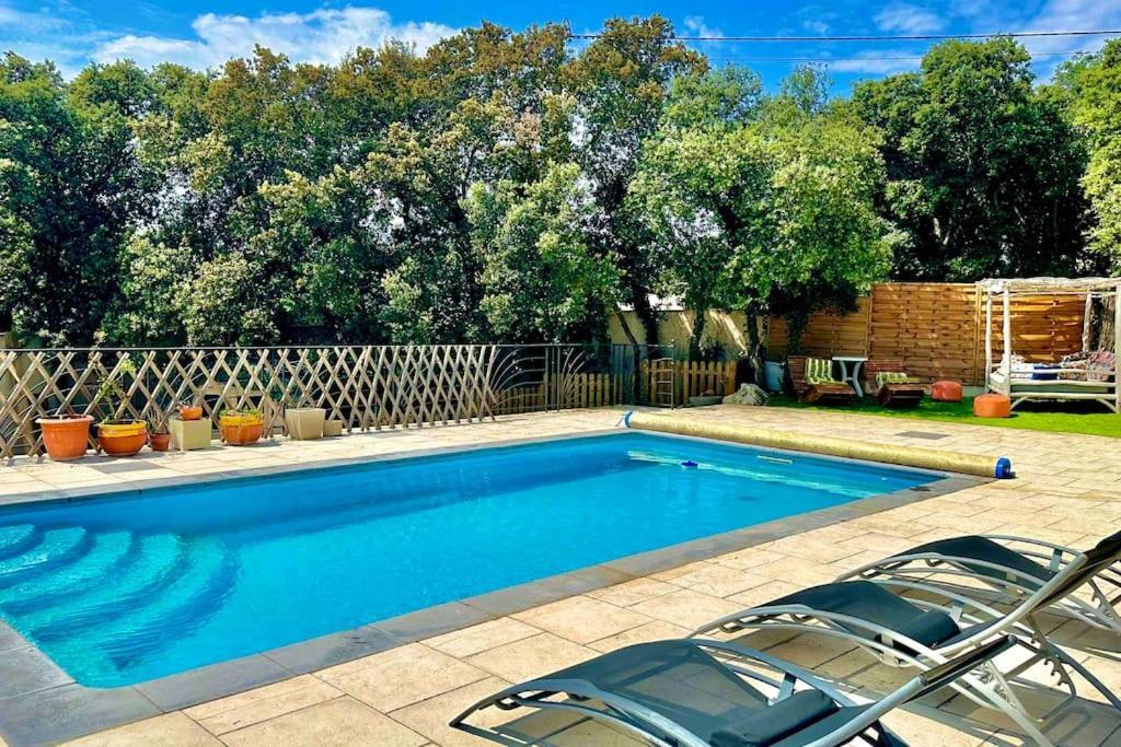 Appart Independent Garden Pool & Spa Sussargues Dış mekan fotoğraf