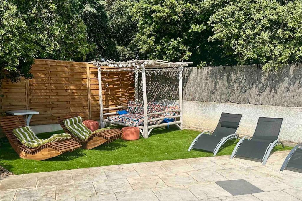 Appart Independent Garden Pool & Spa Sussargues Dış mekan fotoğraf